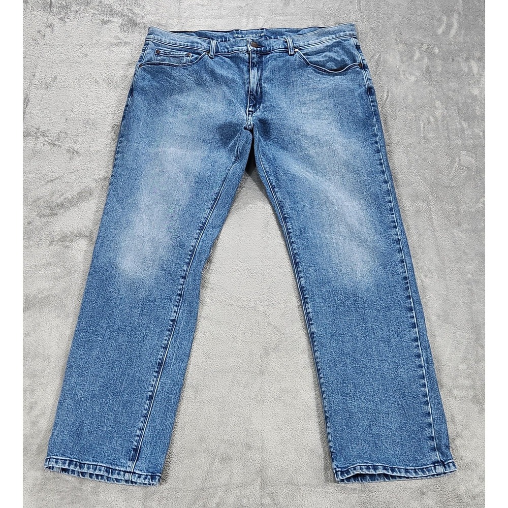 Mott & Bow Warren Slim‎ Straight Jeans Mens 38x32 Blue Stretch Denim Medium Wash